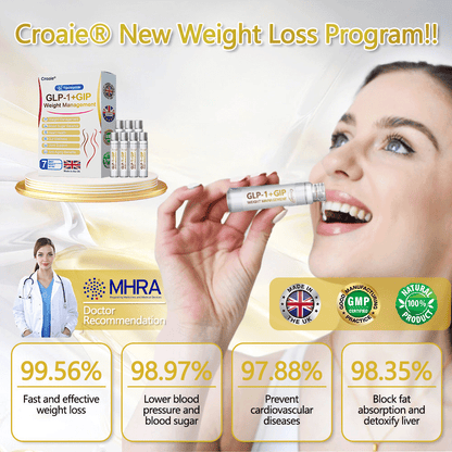 MHRA 🇬🇧 | Official UK👨‍⚕️ Store — Croaie® Telportide Oral Solution, GIP and GLP-1 Dual-Action Weight Loss Solution, One Bottle Daily, Results in 7 Days🌻