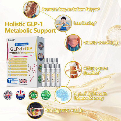 MHRA 🇬🇧 | Official UK👨‍⚕️ Store — Croaie® Telportide Oral Solution, GIP and GLP-1 Dual-Action Weight Loss Solution, One Bottle Daily, Results in 7 Days🌻