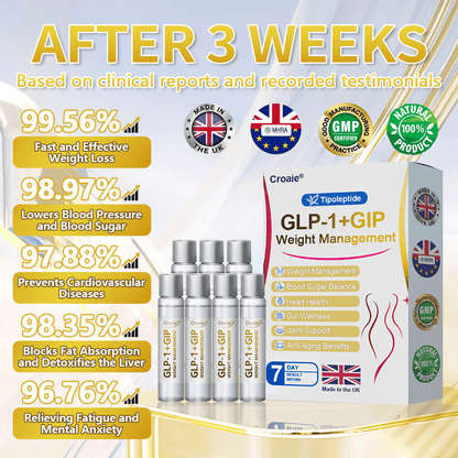 MHRA 🇬🇧 | Official UK👨‍⚕️ Store — Croaie® Telportide Oral Solution, GIP and GLP-1 Dual-Action Weight Loss Solution, One Bottle Daily, Results in 7 Days🌻