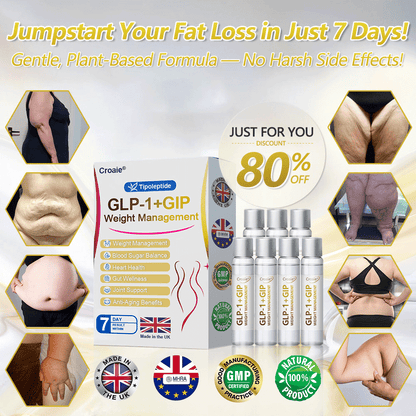 MHRA 🇬🇧 | Official UK👨‍⚕️ Store — Croaie® Telportide Oral Solution, GIP and GLP-1 Dual-Action Weight Loss Solution, One Bottle Daily, Results in 7 Days🌻